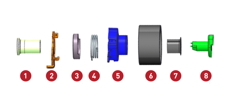 spring loaded tensioner pulley